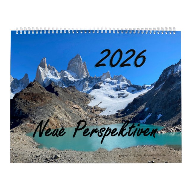 Wall Calendar 2026 with German Bible Verses (Cover)