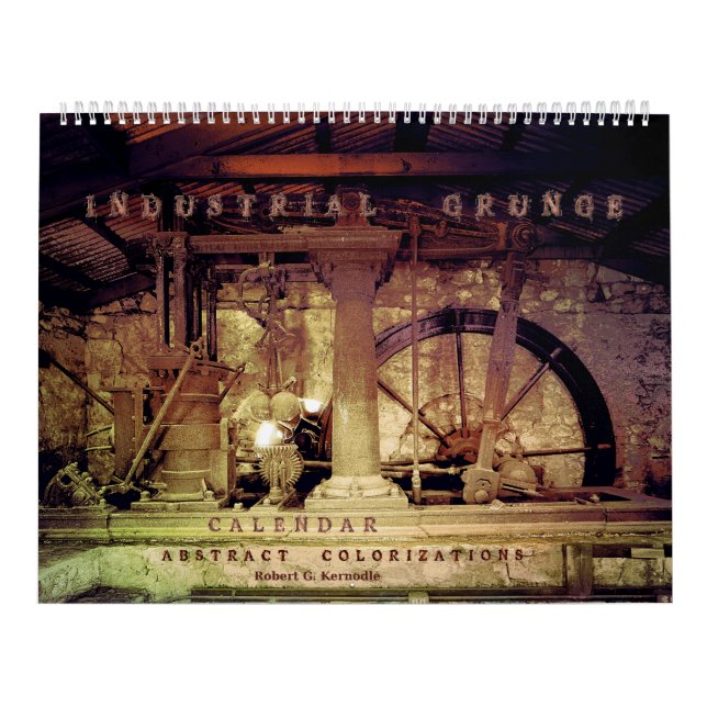 Wall Calendar Industrial Grunge (Cover)