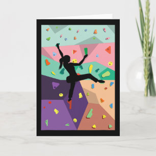 Wall Climbing Indoor Climbing Sports Alpinist Gift Card
