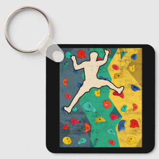 Wall Climbing Indoor Rock Climbers Action Sports A Key Ring