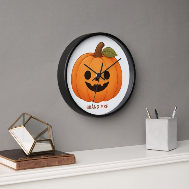 Wall Clock, 10" Round Natural Wood Frame Clock (Office)