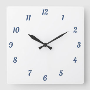 Wall Clock, 27.3 cm Square Acrylic Square Wall Clock
