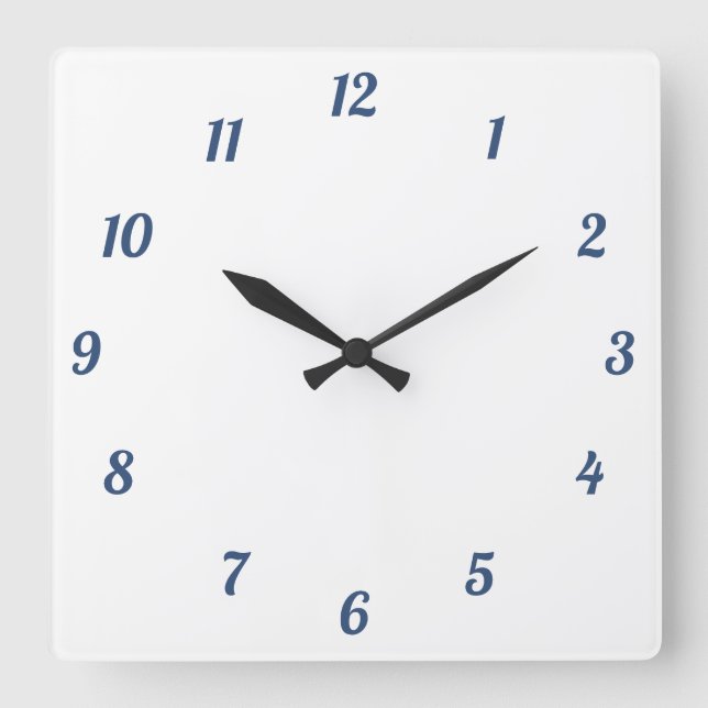 Wall Clock, 27.3 cm Square Acrylic Square Wall Clock (Front)