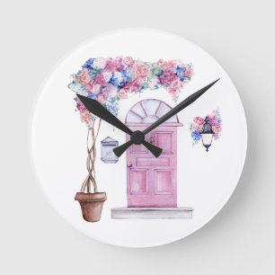Wall Clock,8" Round Acrylic Wall Clock, Round Clock