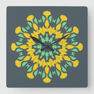 Wall Clock, An elegant multicolor classic design S Square Wall Clock