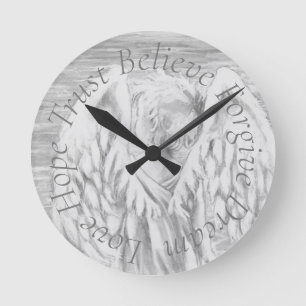 wall clock angel