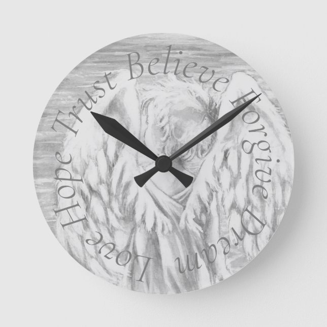 wall clock angel (Front)