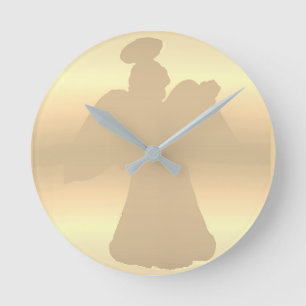 Wall Clock : Angel Silhouette