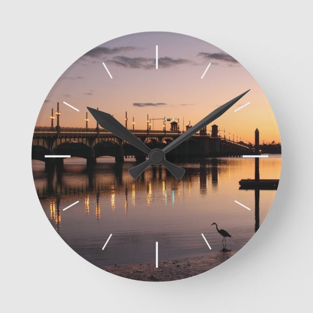 Wall Clock -Bridge of Lions, St. Augustine, FL (Front)