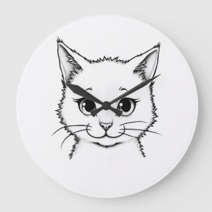 Wall Clock - Cat, Kitty