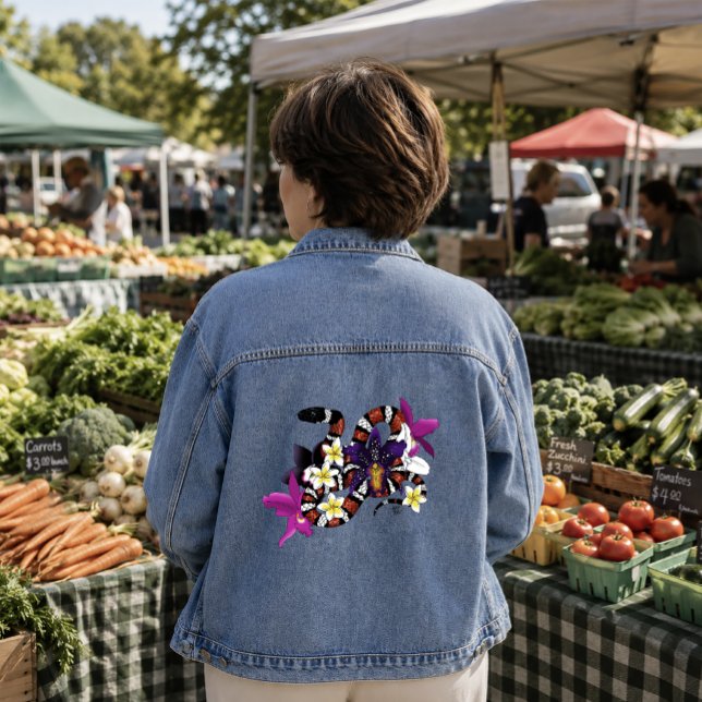 Wall Clock Denim Jacket (Creator Uploaded)
