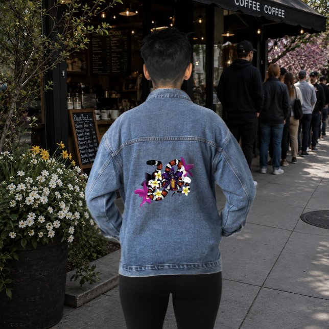 Wall Clock Denim Jacket (Creator Uploaded)