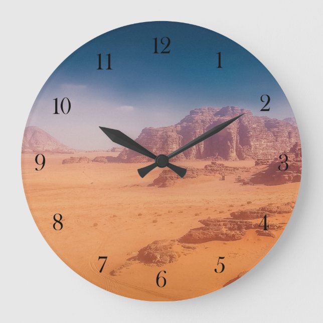 Wall Clock desert Wadi Rum (Front)
