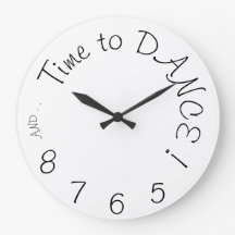 Wall clock for dancers