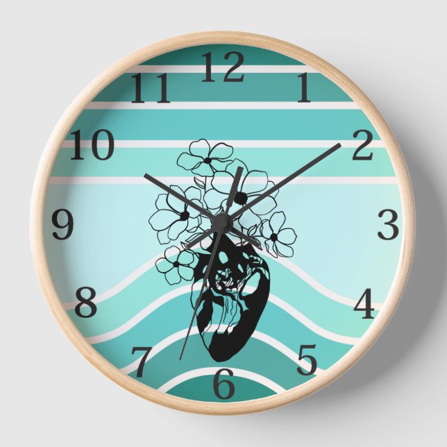 Wall clock for hospital, medical centre (Front)