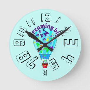 Wall clock for kids rooms