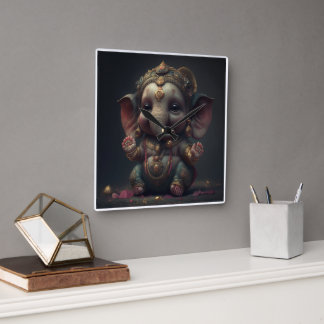 Wall Clock - Ganesha