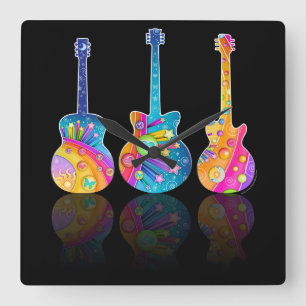 WALL CLOCK - GUITAR REFLECTIONS