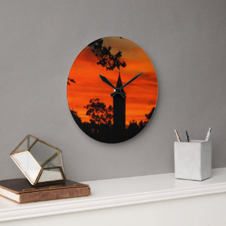 Wall Clock History Sunset Standing In Time