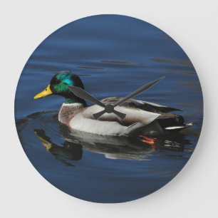 Wall Clock, Mallard Duck Large Clock