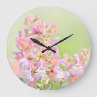Wall Clock Pink Flower design