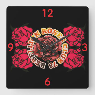 Wall Clock RebellionRosesClub78