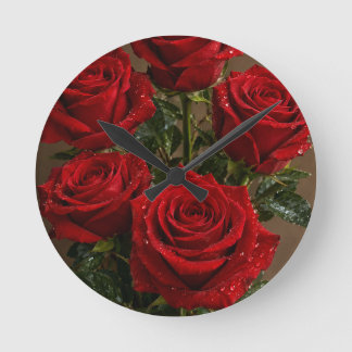 Wall Clock Roses