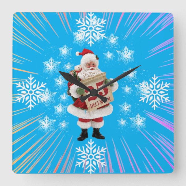 Wall Clock Santa Clause  (Front)