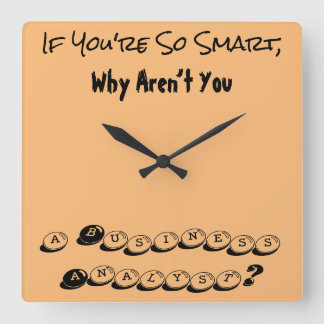 Wall Clock Smart Business Analyst