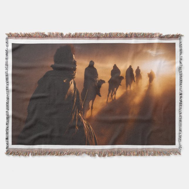 Wall clock throw blanket (Front)