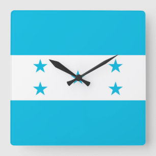 Wall Clock with Flag of Honduras