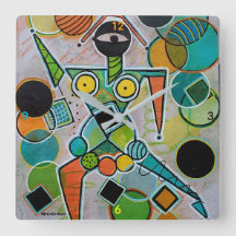 Wall Clock with Juggler