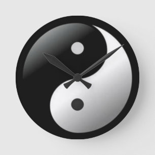 Wall Clock Yin Yang 