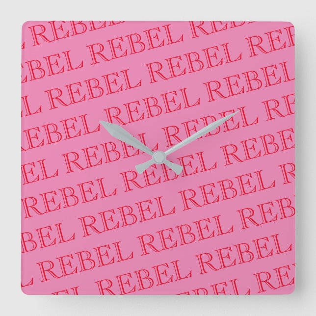Wall Clocks - REBEL (Front)