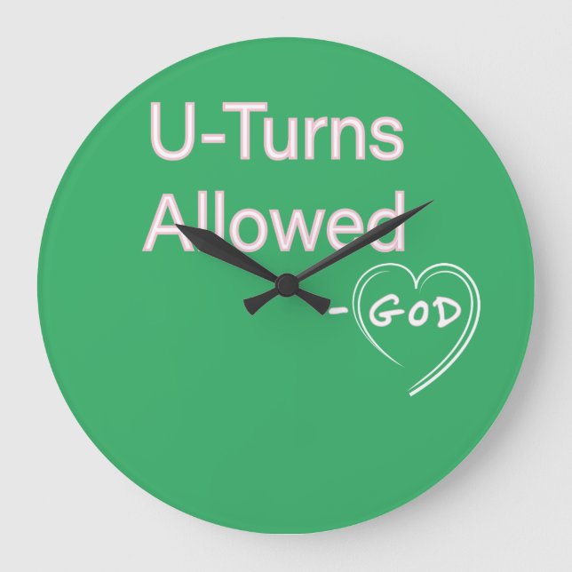 Wall Clocks unique Christian Humour - God (Front)