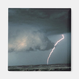 Wall cloud with lightning magnet