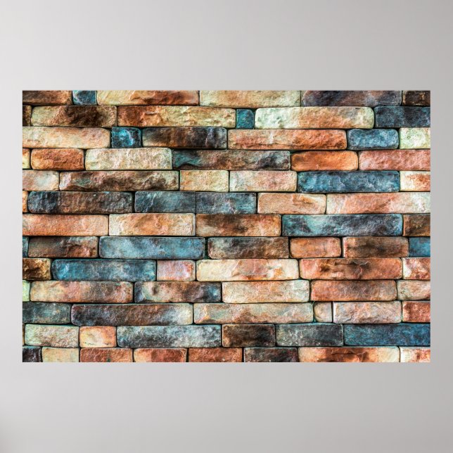 Wall damme stonewall pattern poster (Front)