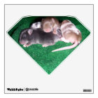 Wall Decal: 4 baby mice (diamond)