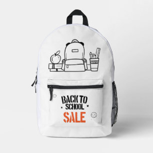Wall Decal Printed Backpack
