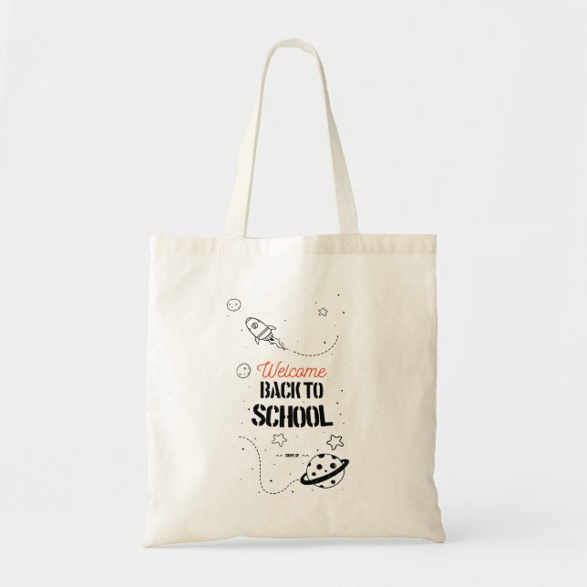 Wall Decal Tote Bag (Front)