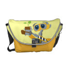 WALL-E robot sad holding plant