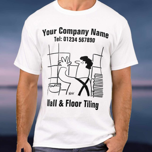 Wall & Floor Tiling Cartoon T-Shirt (Creator Uploaded)