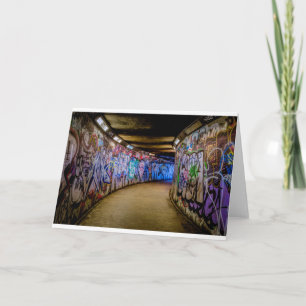 Wall Graffiti Greeting Card