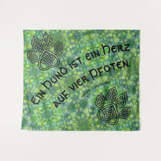 wall hanging Celtic with slogan Tapestry