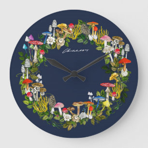 WALL HANGING CLOCK FOR MUSHROOM LEASE