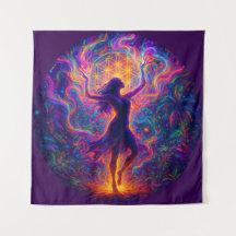 Wall Hanging Spiritual – Dance of Energy and Light