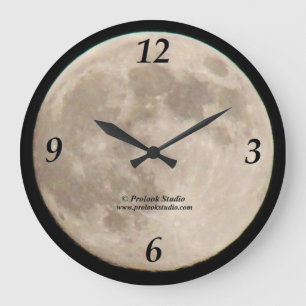 WALL MOON CLOCK