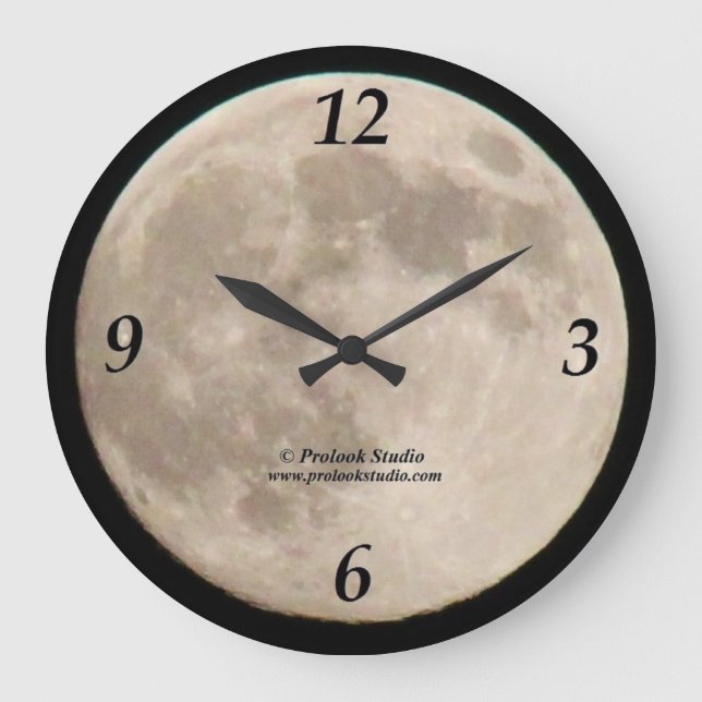 WALL MOON CLOCK (Front)
