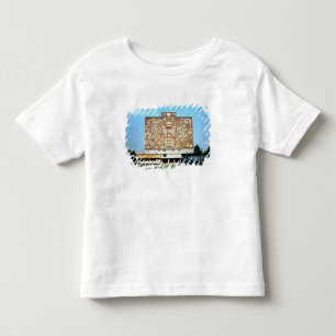 Wall mosaic on the facade of the Central Library Toddler T-Shirt