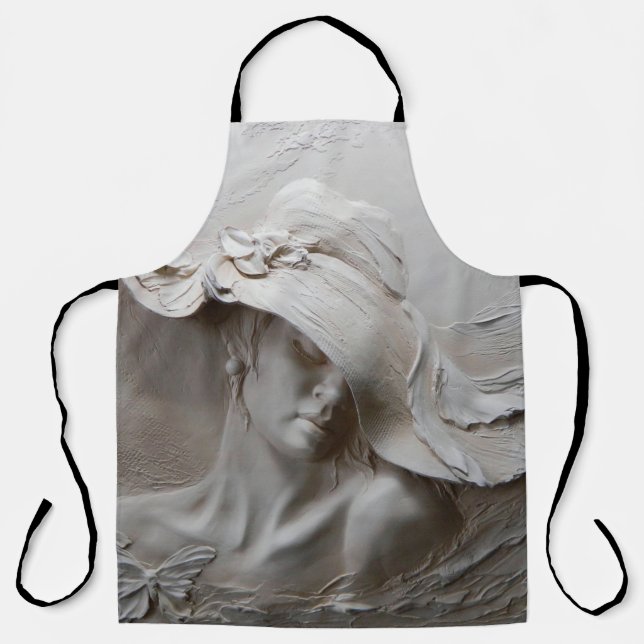 wall mural 3d illusion 3d,background,art,mural,flo apron (Front)